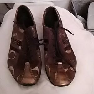 Coach "Kate" sneakers. Gently used. Size 9